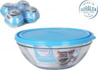 Produktbild Duralex Runde Schüssel Freshbox Lunchbox 20x8,2cm blauer D