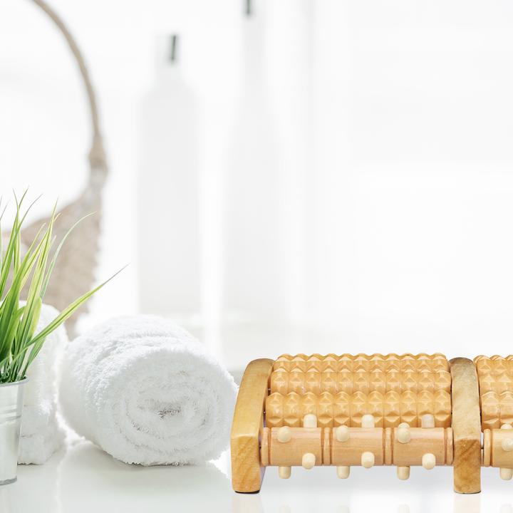 Immagine prodotto Relaxdays Rullo massaggiatore per piedi, 10 barre a punta