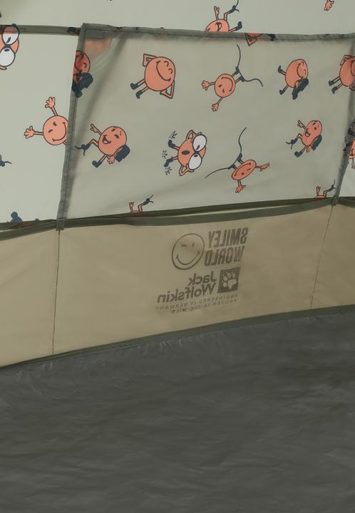 Produktbild Jack Wolfskin Smileyworld Shelter III (Strandzelt + Strandmuschel, 2.68 kg, 3 Personen)