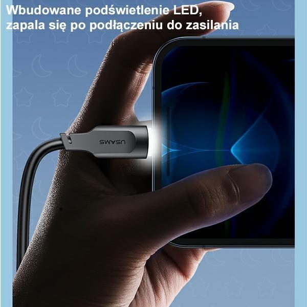 Produktbild Usams Kabel lightning Fast Charging 2,4A Lithe Series 1,2m zielonygreen SJ565USB (1.20 m, USB 3.0)