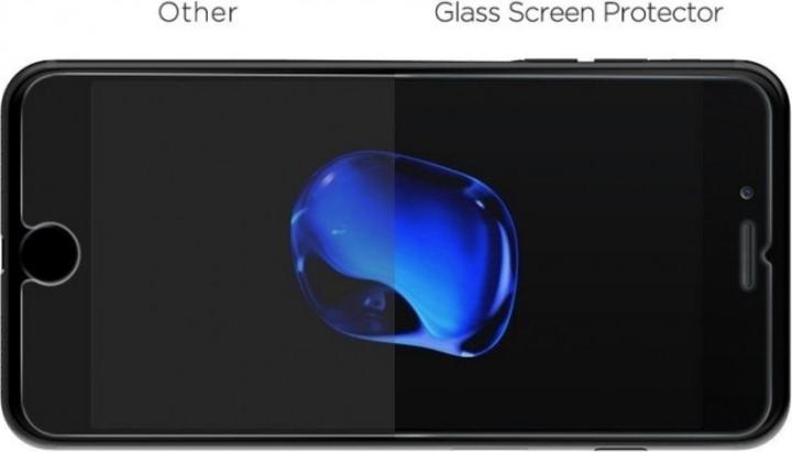 Actual product image Screenguard Apple iPhone 8 Plus Protective Glass Film Case Friendly Design (Apple iPhone 8 Plus)