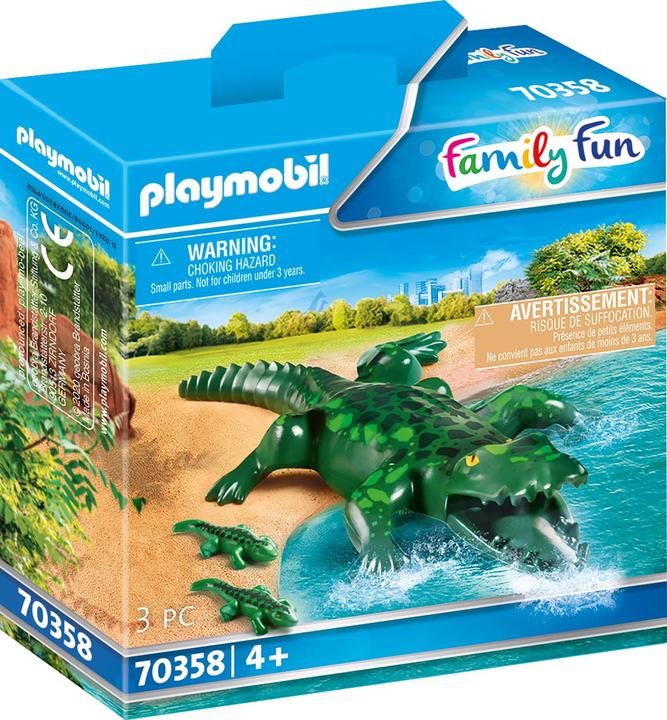 Produktbild Playmobil Alligator mit Babys (70358, Playmobil Family Fun)