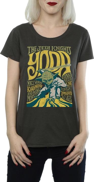 Immagine prodotto Star Wars Yoda Rock Poster Maglietta Donna (L)
