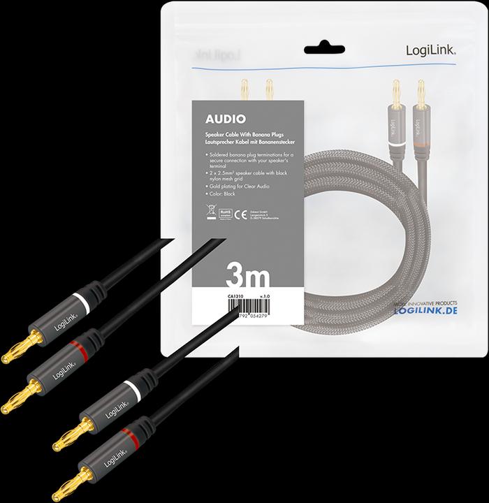 Actual product image LogiLink CA1210 (3 m, 2.50 mm²)