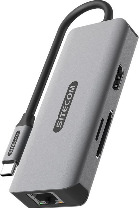 Actual product image Sitecom - 6 in 1 USB-C LAN multiport adapter