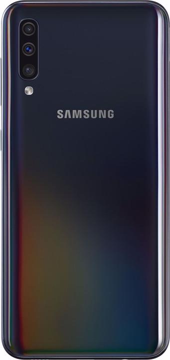 Actual product image Samsung Galaxy A50 EU Enterprise Edition (128 GB, Black, 6.40", Dual SIM + SD, 25 Mpx, 4G)