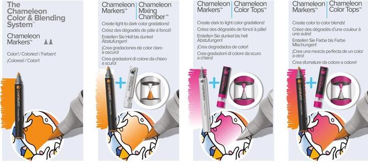 Actual product image Chameleon Watercolour pencils Brushpen Color & Blending Set (Multicoloured, 6 x)