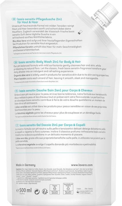 Produktbild Lavera Basis Sensitiv 2in1 (500 ml)