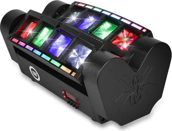 No Name LIGHT4ME SPIDER STRIPE LED-Effekt-Disco-Stroboskop