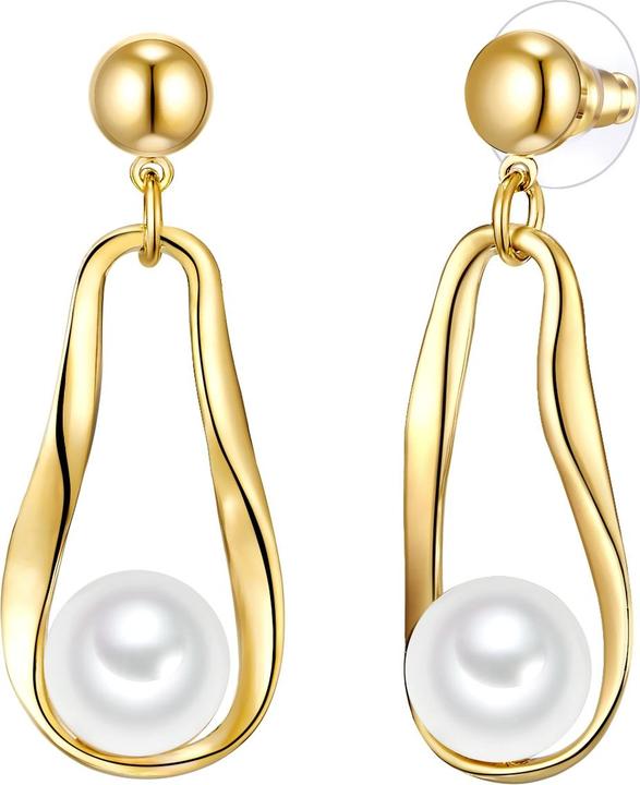 Produktbild Lulu & Jane Metall-Legierung Muschelkernperle gelbgold - 33538 (Metall-Legierung)