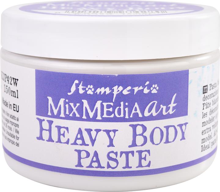 Produktbild Stamperia Heavy Body Paste", White, 150 ml (Körpercreme, 150 ml)