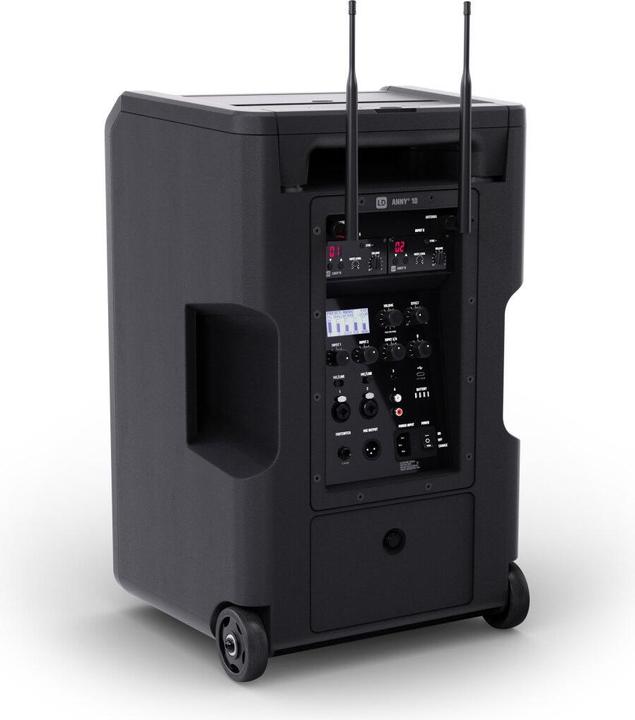 Produktbild LD Systems ANNY® 10 BPH 2 B6 - 10" Mobiler Bluetooth® PA-Lautsprecher mit Akku, Mixer und 2x Headset-Mikrofon ( (1x 80 W)