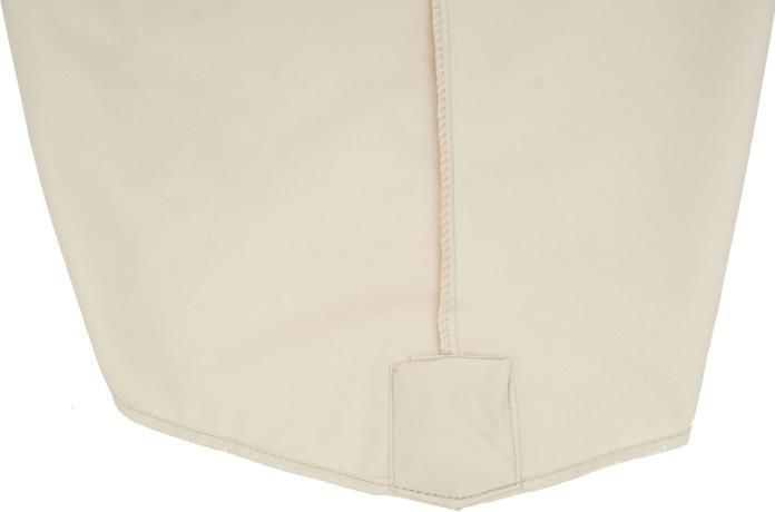 Image du produit Swisshandel24 Housse de rechange pour Deluxe Ampelschirm HWC-D14, housse de parasol ronde Ø 3m - crème sans flap