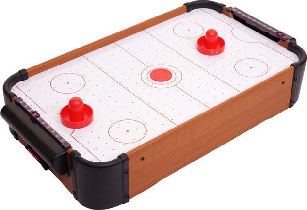 Immagine prodotto Mendler Mini Air Hockey, gioco da tavolo air hockey con accessori, legno 56x30x10cm