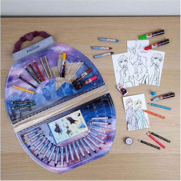 Actual product image Undercover Frozen Colouring Case 51pcs
