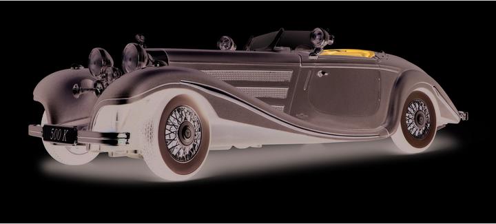 Produktbild Maisto Mercedes Benz 500K Specialroadster 1936 grey