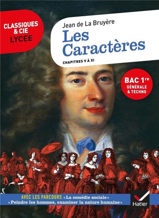 Image du produit Les caractères : chapitres V à XI (1688-1696) (Français, La Bruyère Jean de, 2021)