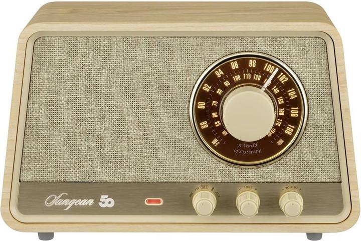 Produktbild Sangean Premium Wooden Cabinet WR-101 Tischradio AM, FM Bluetooth®, AUX, UKW Holz (hell) (UKW, AM, FM, Bluetooth)