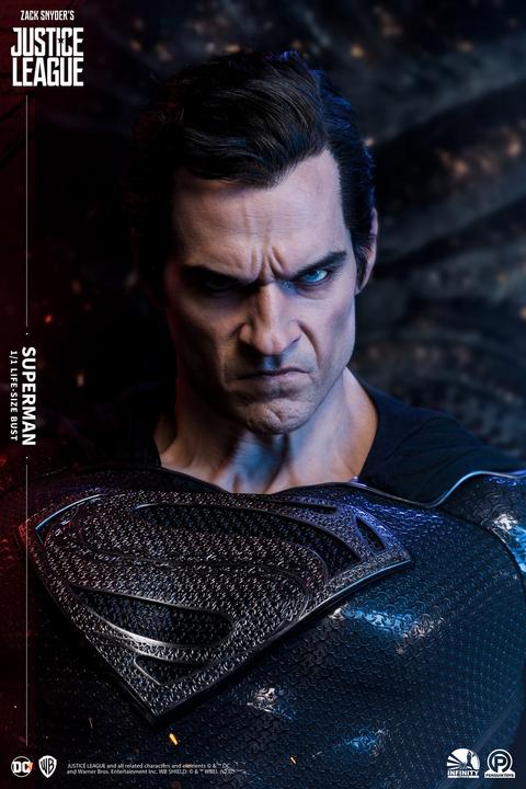 Immagine prodotto Infinity Studios Snyder's Justice League "Superman - Versione Nera" 1/1 Busto a grandezza naturale