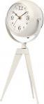 Produktbild Giftdecor Schmiedeeisen Uhr ovale Kugel Spiegel weiss 30cm