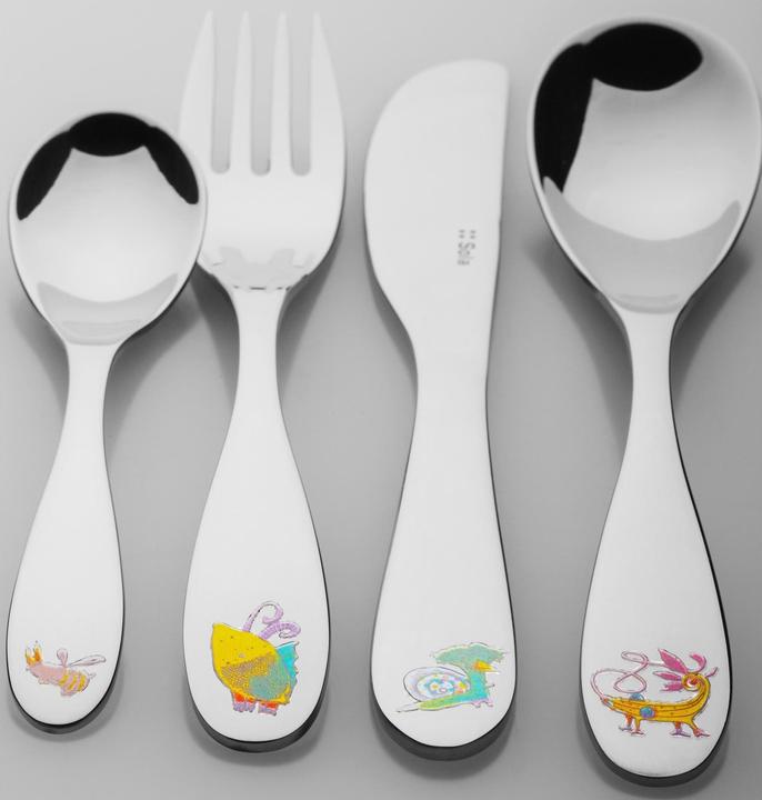 Produktbild Sola Kinderbesteckset Kids World 2, 4-tlg