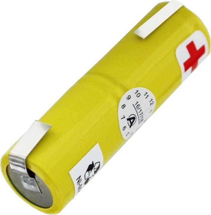 Produktbild Braun Akku 2/3A mit Lötfahnen U-Form (1 Stk., 2/3 A, 1300 mAh)
