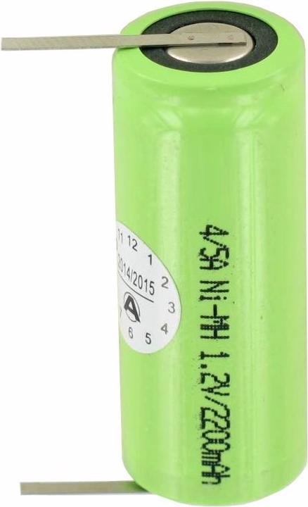 Actual product image Braun Battery 4/5A, 43x17mm for Oral-B Triumph series (please check dimensions 43x17mm) (1 pcs., 4/5 A, 2150 mAh)