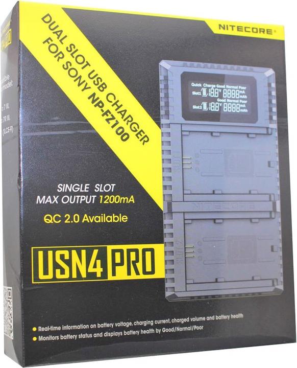 Actual product image Nitecore USN4 Pro (1 pcs., Device specific, Rechargeable battery)