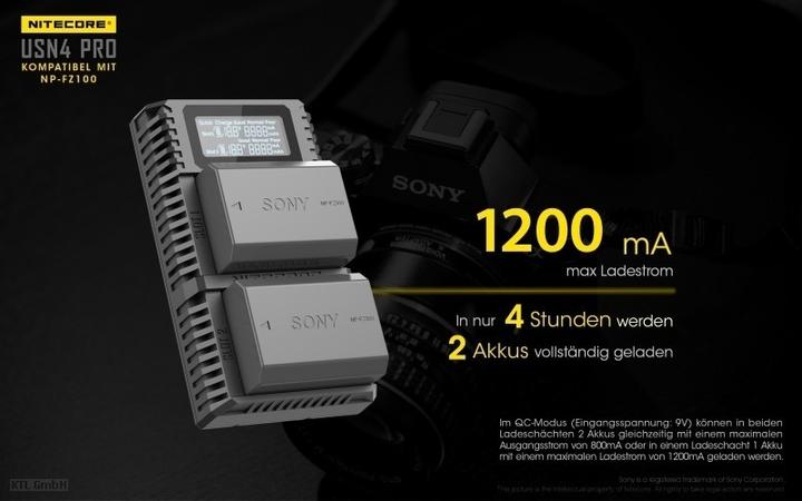 Actual product image Nitecore USN4 Pro (1 pcs., Device specific, Rechargeable battery)
