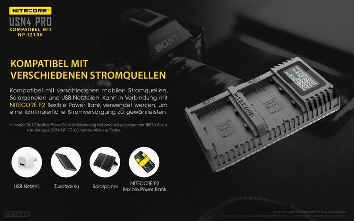 Actual product image Nitecore USN4 Pro (1 pcs., Device specific, Rechargeable battery)