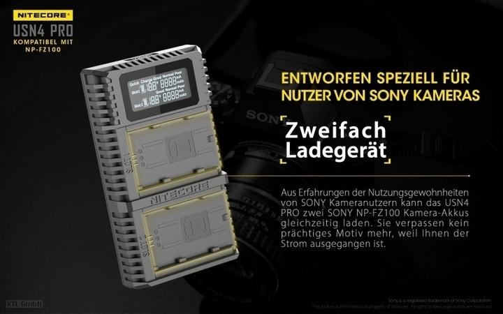 Actual product image Nitecore USN4 Pro (1 pcs., Device specific, Rechargeable battery)
