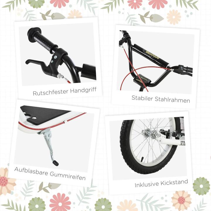 Actual product image Homcom Children's scooter with handbrake