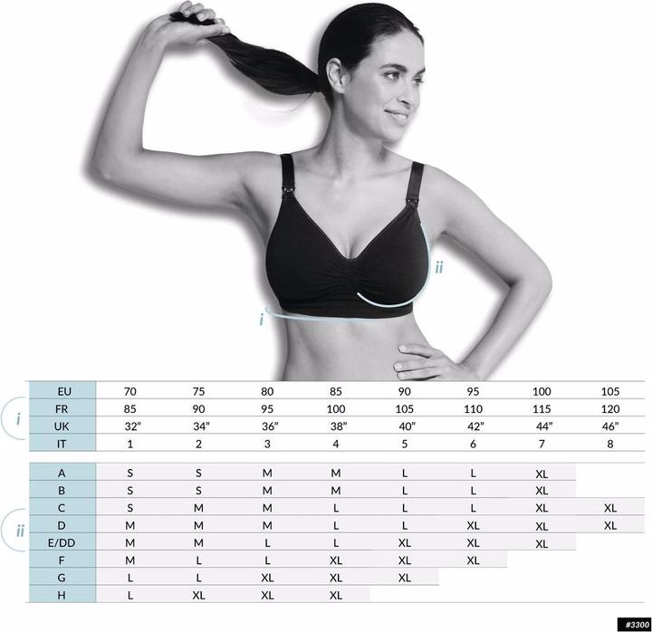 Actual product image Carriwell Padded pregnancy and nursing bra (M)