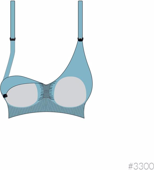Immagine prodotto Carriwell Reggiseno imbottito per gravidanza e allattamento (L)