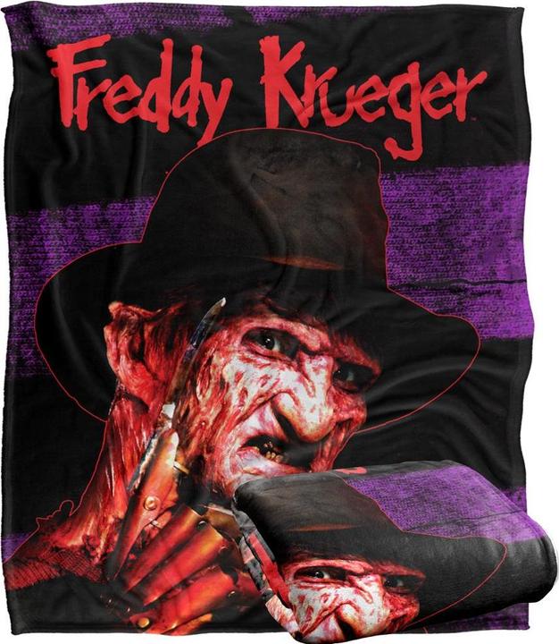 Actual product image Dick Smith Headshot Freddy Krueger Blanket (152 x 127 cm)