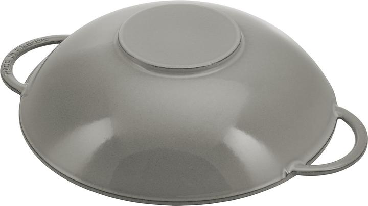 Image du produit Staub Wok avec couvercle en verre (37 cm, Wok, Fonte)
