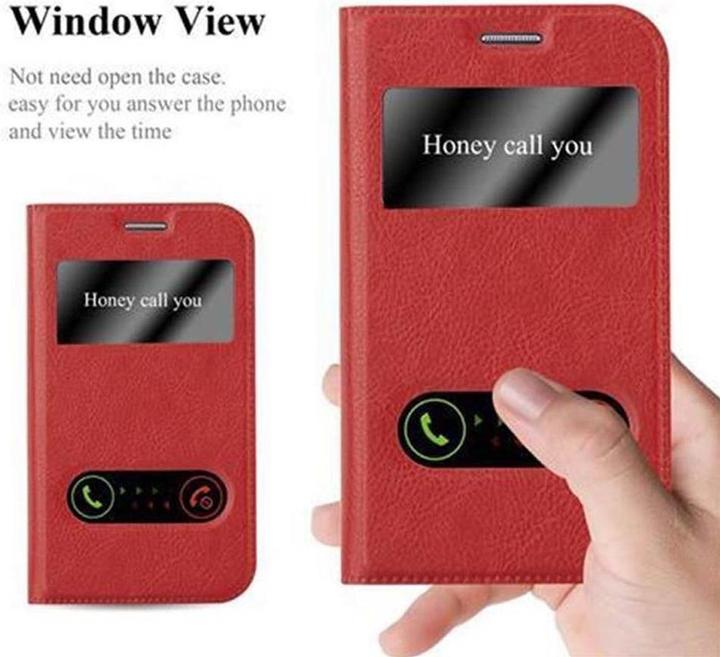 Produktbild Cadorabo Book mit View Doppelfenster Cover (Samsung Galaxy Xcover 3)