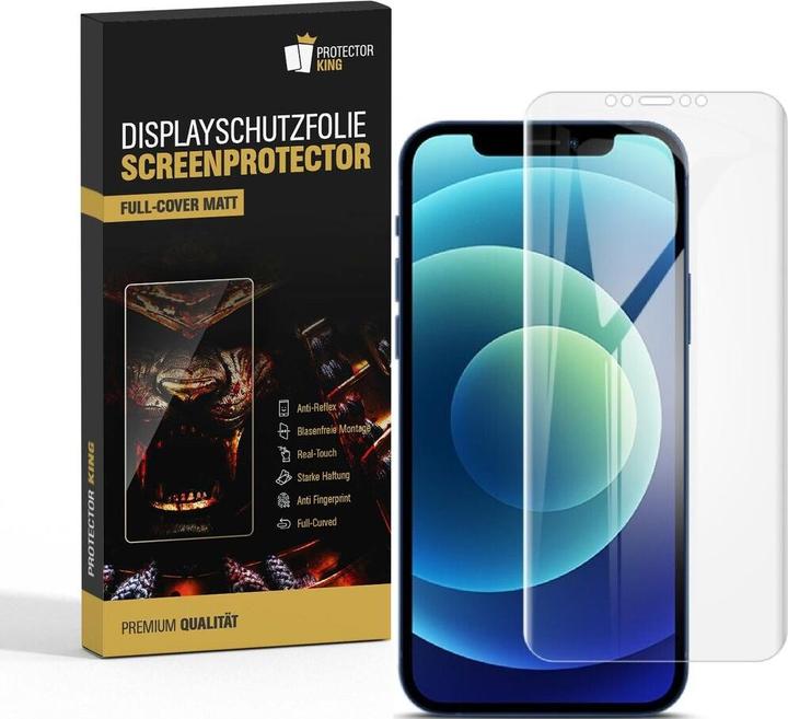 Produktbild Protectorking 1x Premium Displayschutzfolie Matt Entspiegelt (1 Stück, Apple iPhone 12)