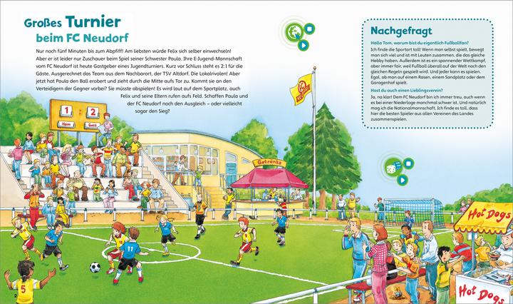 Actual product image Bookii WAS IST WAS Junior Auf geht's zum Fussball! (German, Martin Lickleder, Claudia Kaiser, Andrea Beständig, 2018)