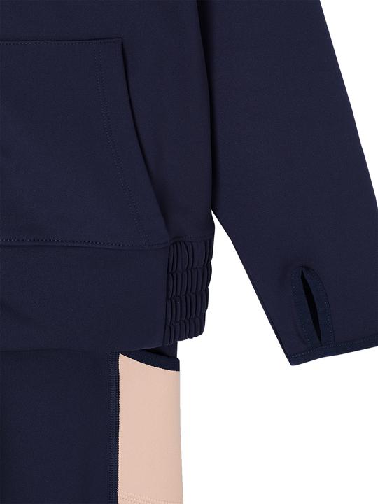 Produktbild Vertbaudet Mädchen Sport-Set: Kapuzensweatjacke & Leggings aus Funktionsmaterial (128)