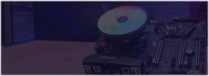 Produktbild AeroCool Core Plus ARGB PWM 4P/12cm Intel/AMD (83 mm)