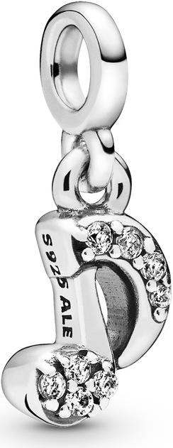 Pandora Me Musical Note Charm (Silver 925, Stone)