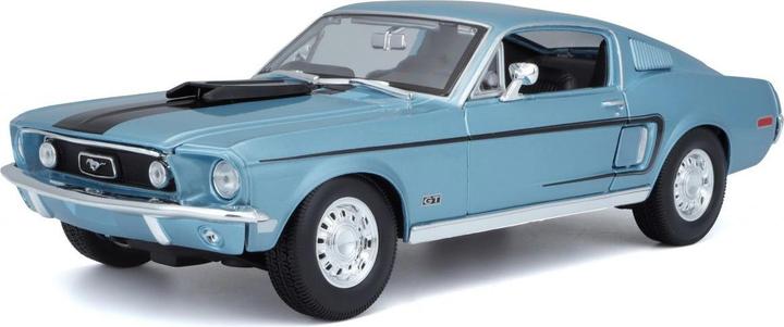 Produktbild Maisto Ford Mustang GT Cobra 1968 blau 1/18