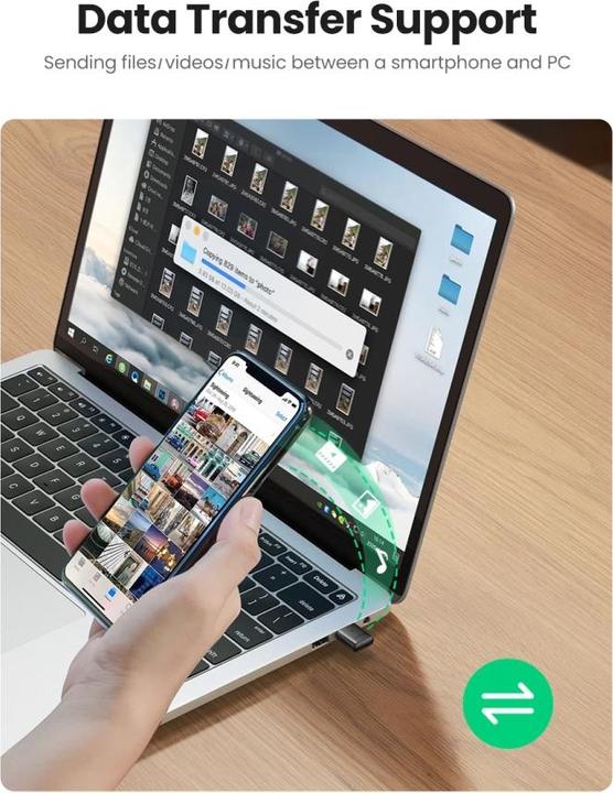 Productafbeelding Ugreen Bluetooth 5.0 USB adapter (Zender en ontvanger)