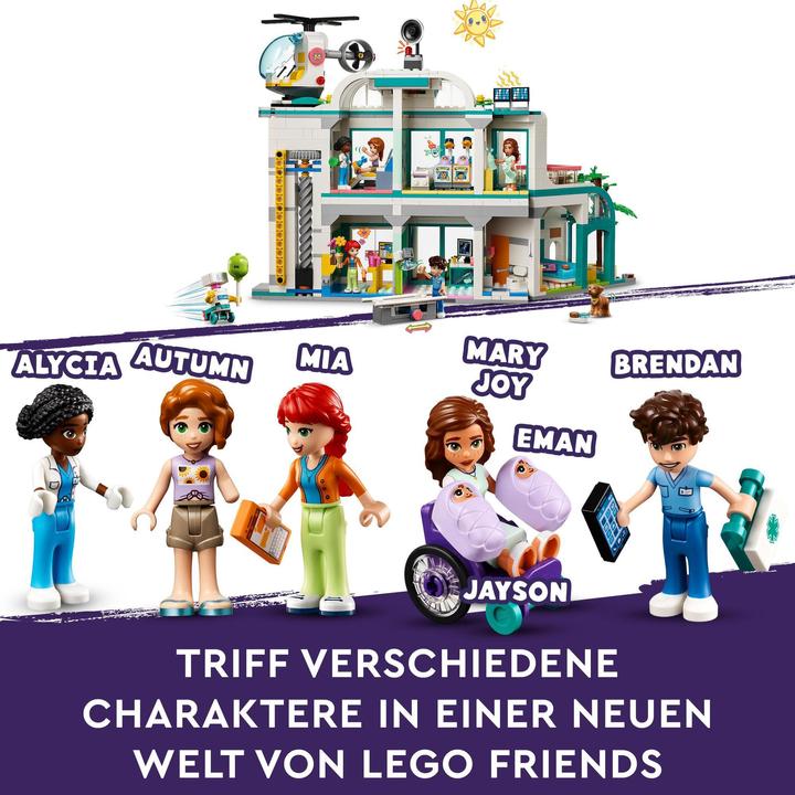 Produktbild LEGO Heartlake City Krankenhaus (42621, LEGO Friends)