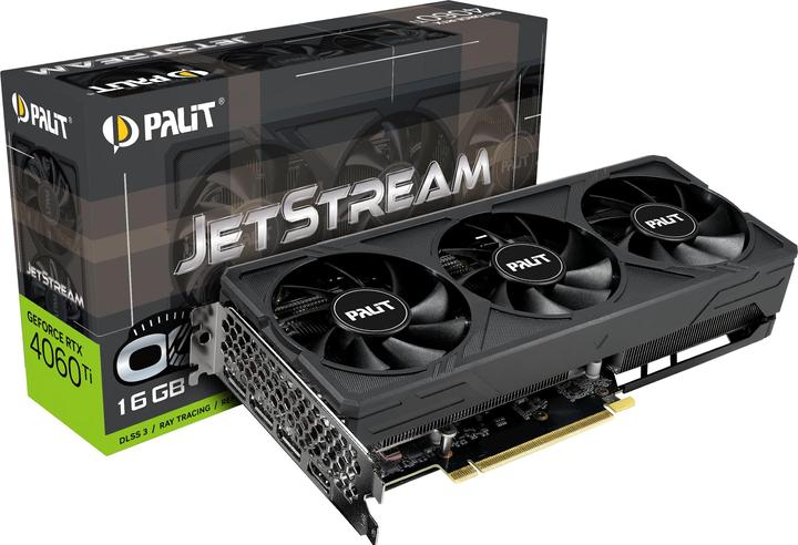 Produktbild Palit GeForce RTX 4060 Ti JetStream OC (16 GB)