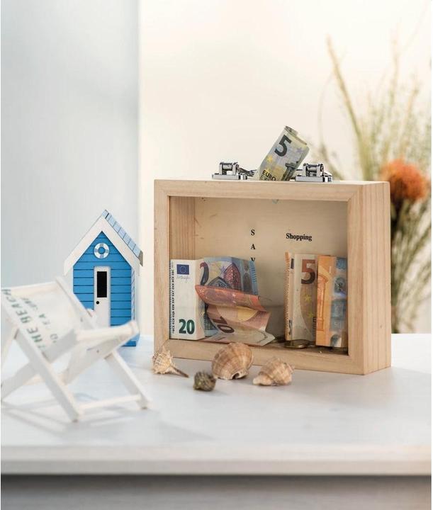 Produktbild Glorex Sparkoffer, Holz (5.5 x 16 x 22 cm)