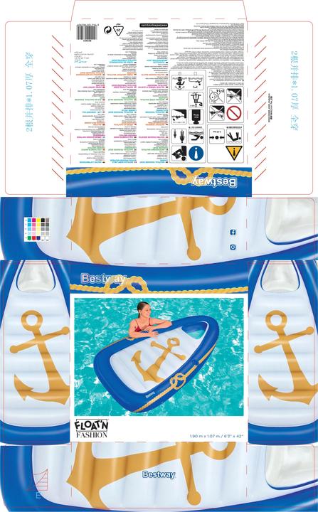Produktbild Bestway Luftmatratze - Boot 190x107cm