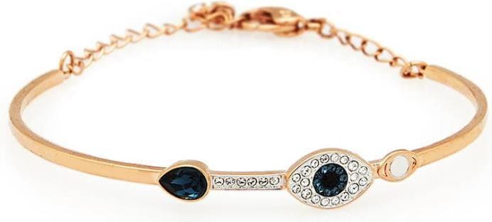 Swarovski Evil Eye Armreif (24 cm, Metall)