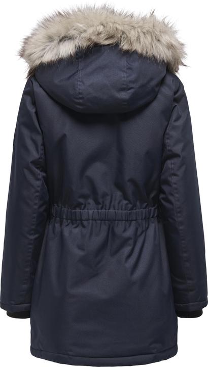 Produktbild Only Kapuze mit abnehmbarem Kunstfell-Rand Gerippte Ärmelbündchen Parka Langer Parka (S)